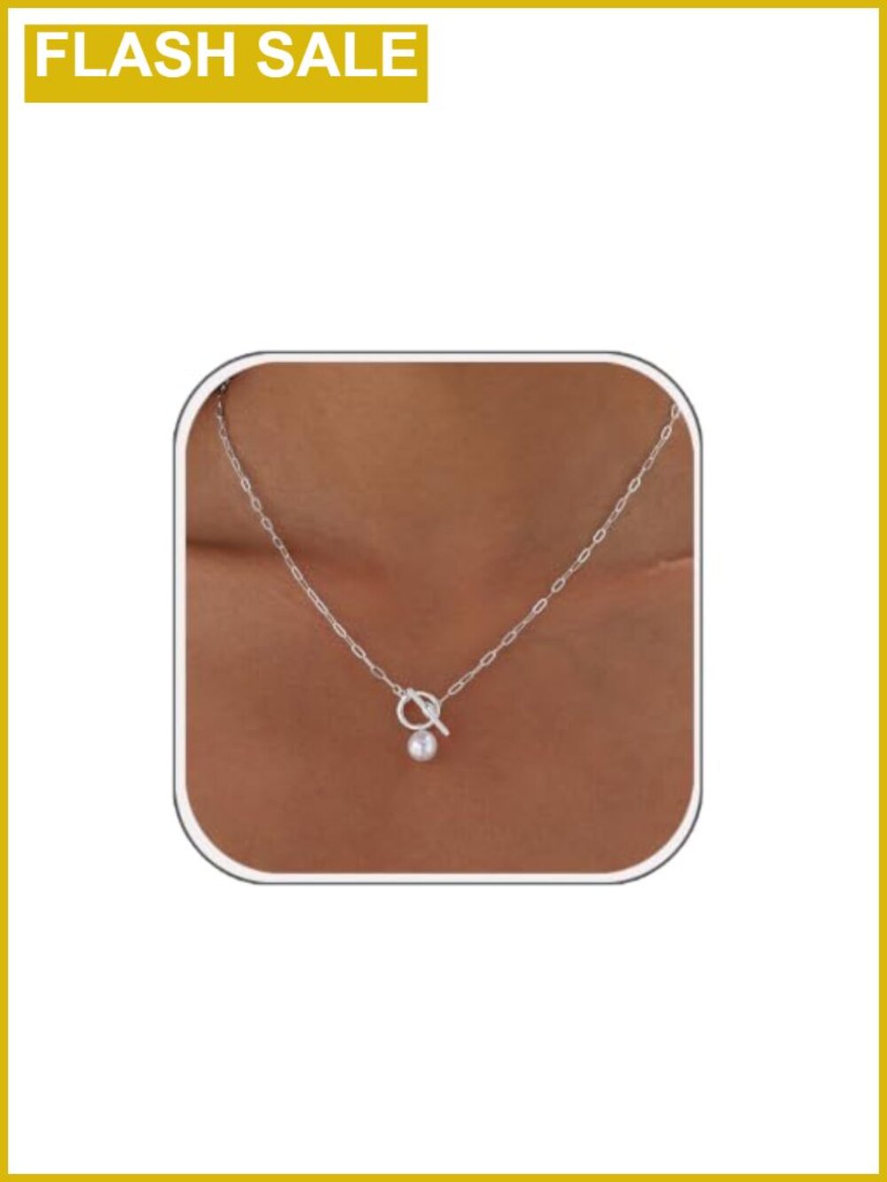 14k Gold Plated Pearl Pendant Necklace Dainty Wedding Jewelry Gift